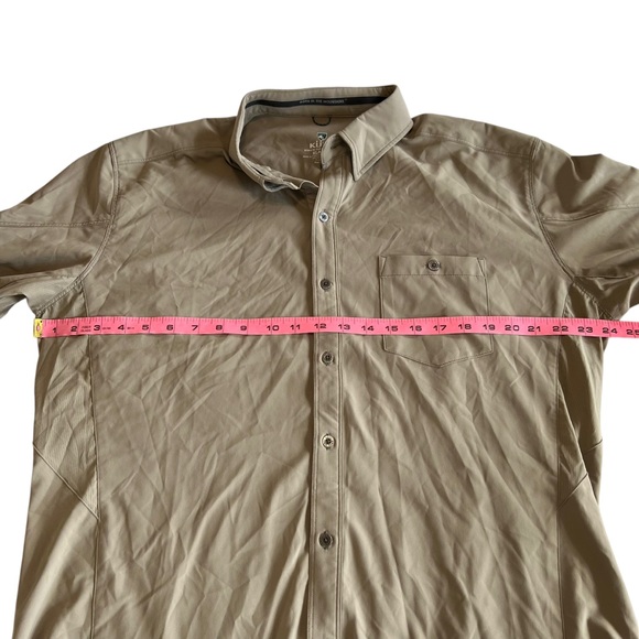 KUHL Men’s Khaki Bandit Long Sleeve Button Shirt Size XL - Picture 5 of 10